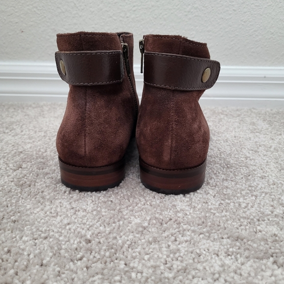 J.Jill Leather Ankle Boots Women brown Size 8 suede Fall Boho - Picture 2 of 7